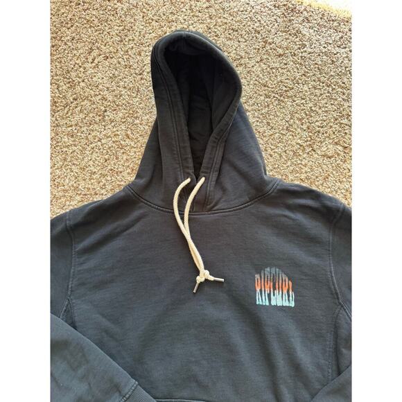 RIP CURL mens Sweatshirt size Small, black with colorful design - Picture 7 of 9